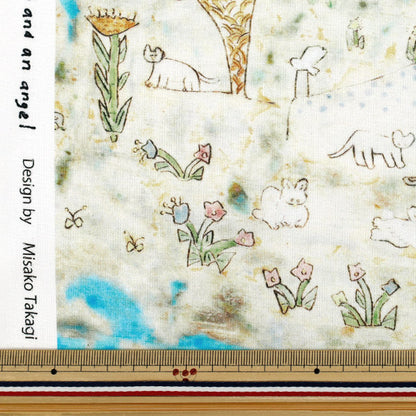 [Quantité à partir de 5] Tissu "mizacosha siège bleu bleu EGX-9500-1A" KOKKA