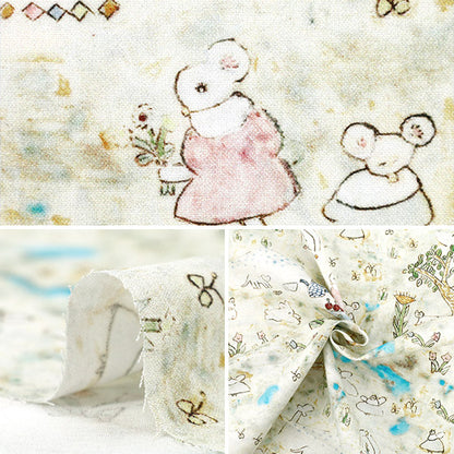 [Quantité à partir de 5] Tissu "mizacosha siège bleu bleu EGX-9500-1A" KOKKA