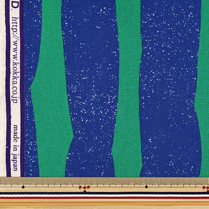 【数量5起】 織物 "echino SWAY 9.5号帆布蓝色×绿色EKX98100-101B" KOKKA