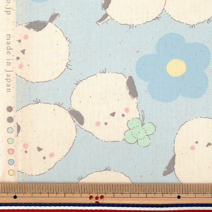 【数量5起】 織物 『牛津布 粉彩凤蝶蓝色yka - 39302b" KOKKA