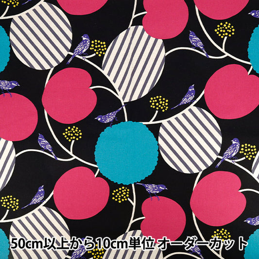 【数量5から】 生地 『echino (エチノ) 綿麻キャンバス pepe ブラック EKX-98160-61D』 KOKKA コッカ