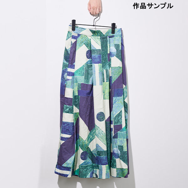 【数量5から】 生地 『KESHIKI 綿ビエラ Asanoyama EKX-4810-3C』 KOKKA コッカ