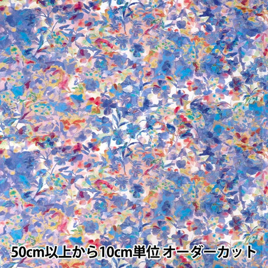 [Quantity from 5] Fabric 『by mumea』 Sheeting Pansy EGX-9800-4A” KOKKA