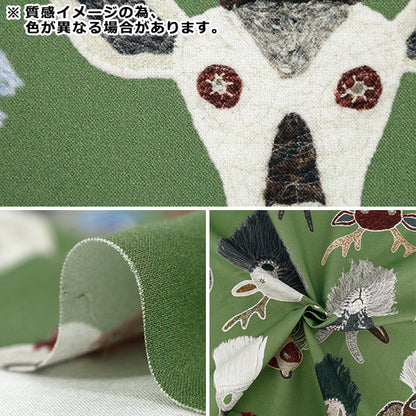 【数量5から】 生地 『シーチング KARI ISIKAWA (イシカワカリ) totems EGX-9900-4A』 KOKKA コッカ
