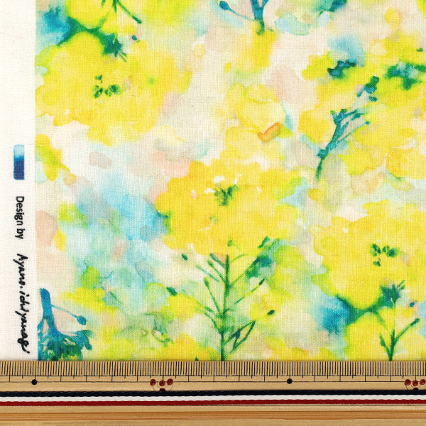 【数量5から】 生地 『yui 綿麻コンパス 2026 nanohana EPX-6430-1A』 KOKKA コッカ