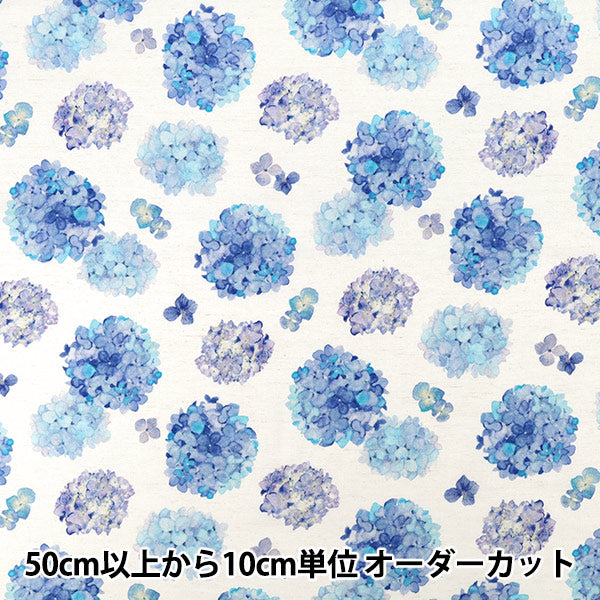 【数量5から】 生地 『yui 綿麻コンパス 2026 azul EPX-6431-1A』 KOKKA コッカ