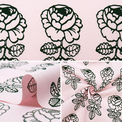 【数量5から】 生地 『マリメッコ ヴィヒキルース ピンク×グリーン 064819-360』