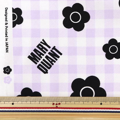 【数量5から】 生地 『MARY QUANT オックス チェック ブルー AP1030S-1D』