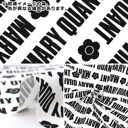 【数量5から】 生地 『MARY QUANT オックス ロゴ ミント AP1030S-2D』