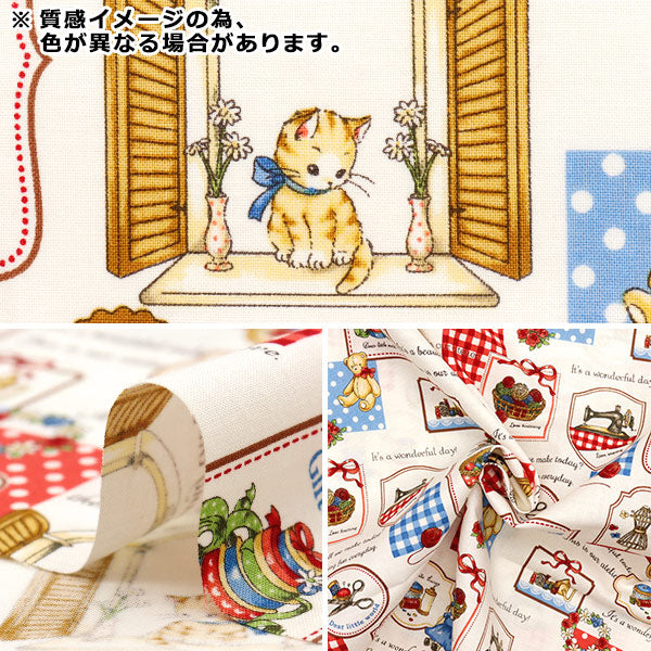 [Quantité à partir de 5] Tissu 『siège Margaret & Sophie Mytho's Sewing Goods Pink MS7050-13B"