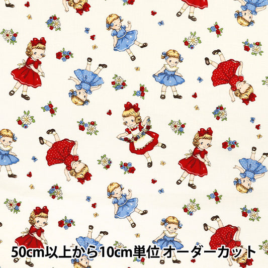 [Количество, начиная с 5] Ткань 『Простыни Маргарет и Софи Рунрун Сестры Ivory MS7050-14A"