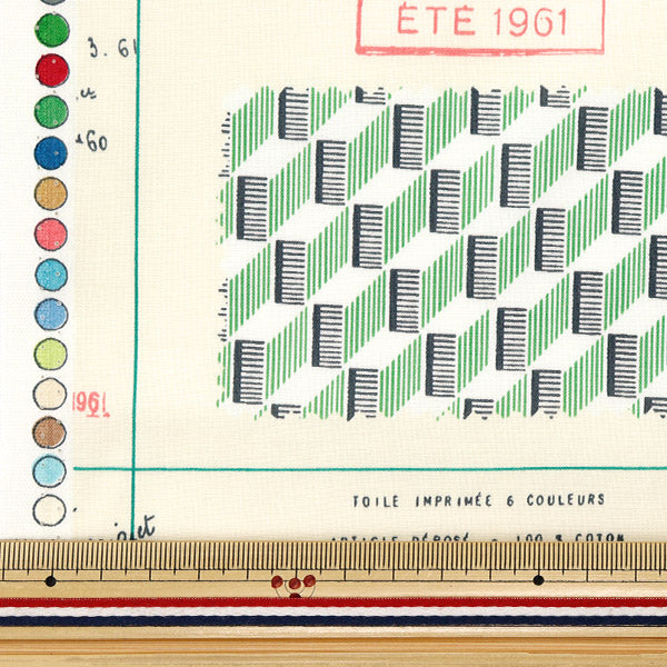 【数量5から】 生地 『シャーティング サンプルブック クリーム 825901-A』 YUWA 有輪商店