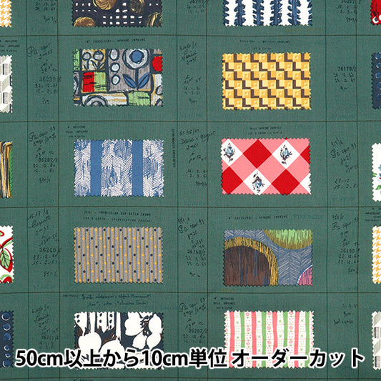 【数量5から】 生地 『シャーティング サンプルブック グリーン 825901-D』 YUWA 有輪商店