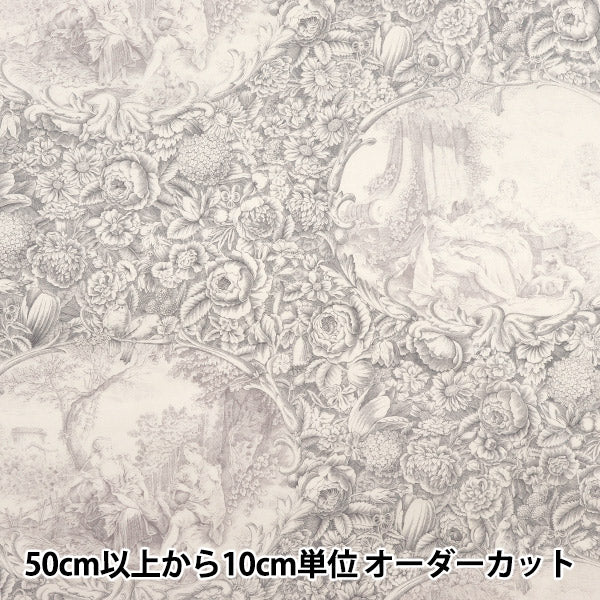 [Quantity starting from 5] Fabric "Sharting Classic Print Toilet Joui Style Light Gray 819589-M" YUWA Ariwa Shoten