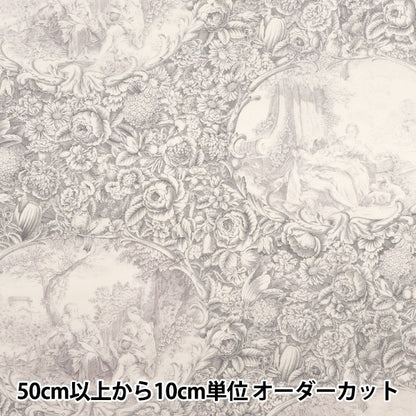[Quantity starting from 5] Fabric "Sharting Classic Print Toilet Joui Style Light Gray 819589-M" YUWA Ariwa Shoten