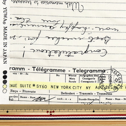 [Quantità a partire da 5] Tessuto "Koseki Suzuko Sharting Bikabikachint elaborazione Mail Internarional Ivory SZ825828-B" Yuwa Ariwa Shoten