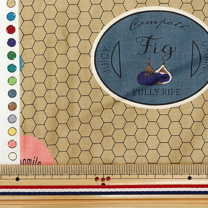 [Cantidad a partir de 5] Tela "Koseki Suzuko Sharting Bikabikachint Processing Dood Labels Sand SZ829924-D" Yuwa Ariwa disparó