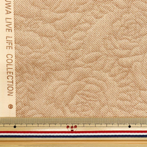 【数量5から】 生地 『シャーティング イリュージョン ライトベージュ 804302-A』 YUWA 有輪商店