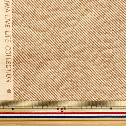 【数量5から】 生地 『シャーティング イリュージョン ライトベージュ 804302-A』 YUWA 有輪商店