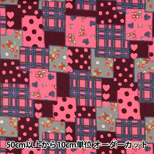 [数量5起] 织物 《衬衫圣诞节》拼布 粉色829977-C" YUWA 友和店