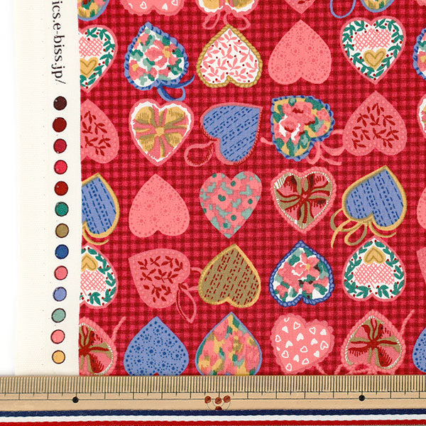 【数量5起】 織物 圣诞心形红829974-B" YUWA有轮商店