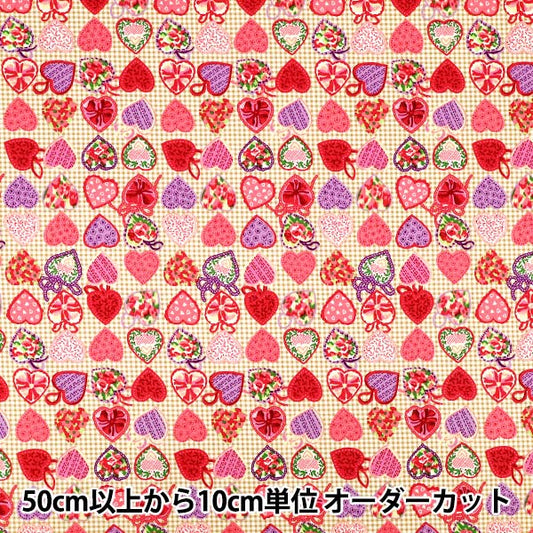 【数量5起】 織物 圣诞心米色829974-C" YUWA有轮商店