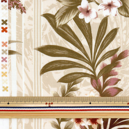 [Quantité à partir de 5] Tissu"Style de l'île Sharting Cathy Mum Popoe Beige 02541-4be"