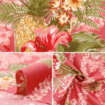 [Quantity starting from 5] Fabric"Sharting Island Style Cathy Mum Napua Pink 02542-1PI"