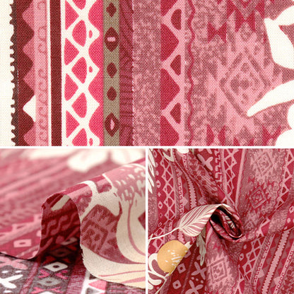 [Quantité à partir de 5] Tissu"Style de l'île shart Kathy Mum Wolul Pink 02544-1pi"