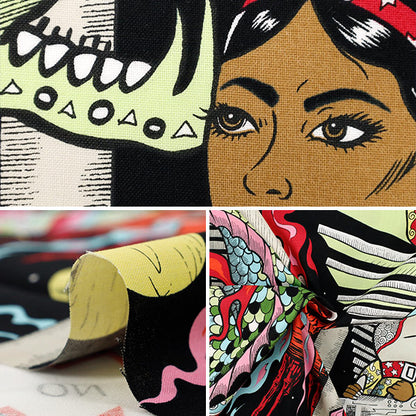 [Quantité à partir de 5] Tissu "USA Cotton siège Alexander Henry Creature Feature! 8909-A"