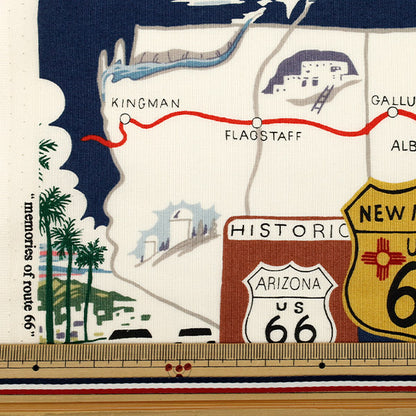 [Quantité à partir de 5] Tissu "USA Cotton siège Alexander Henry Memories of Route 66 9056-D"