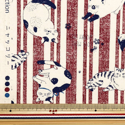 [Dalla quantità 5] Tessuto "Nova Oxford Nyaccolly Red Nox-Nya-Re" KOKKA 【Yuzawayaoriginale】