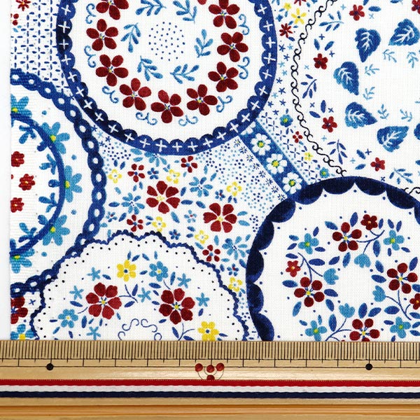 [De la cantidad 5] Tela "Estrella nueva láminas Polaco Potaly Multi Nox-Popo-mul" KOKKA 【Yuzawayaoriginal】