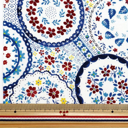 [De la cantidad 5] Tela "Estrella nueva láminas Polaco Potaly Multi Nox-Popo-mul" KOKKA 【Yuzawayaoriginal】