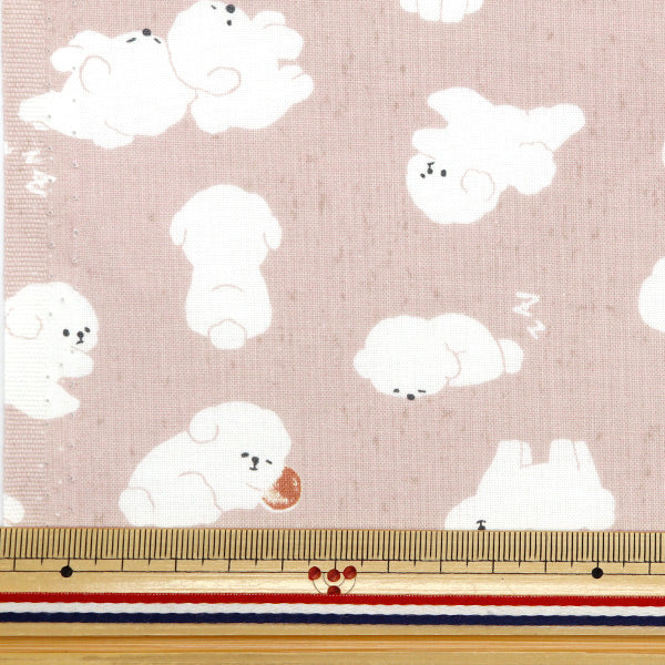 【数量5から】 生地 『NOVA シーチング ビション・フリーゼ ピンク NSE-BIC-PI』 KOKKA コッカ 【ユザワヤオリジナル】