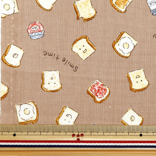 [Dalla quantità 5] Tessuto "Nova fogli Pane cioccolato NSE-Pan-cho" KOKKA 【Yuzawayaoriginale】