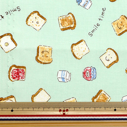 [De la cantidad 5] Tela "Estrella nueva láminas Pan mint nse-pan-mi" KOKKA 【Yuzawayaoriginal】