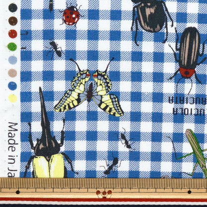 [الكمية تبدأ من 5] الأقمشة 『أكسفورد ألواح قماش غابات أبطال الأزرق كوكان بطل الأسود" KOKKA