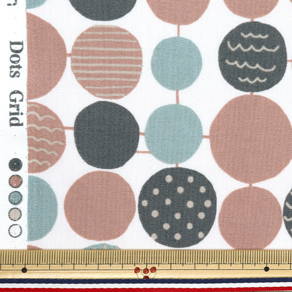 [Quantité à partir de 5] Tissu "NOVA siège Point de point rose nse-dot-pi" KOKKA 【Yuzawayaoriginal】