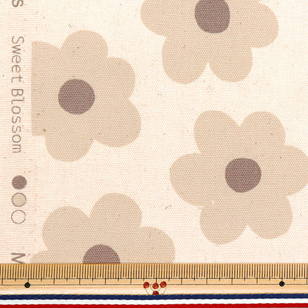 [Quantité à partir de 5] Tissu "NOVA Oxford Douce fleur beige nox-sb-be" KOKKA 【Yuzawayaoriginal】