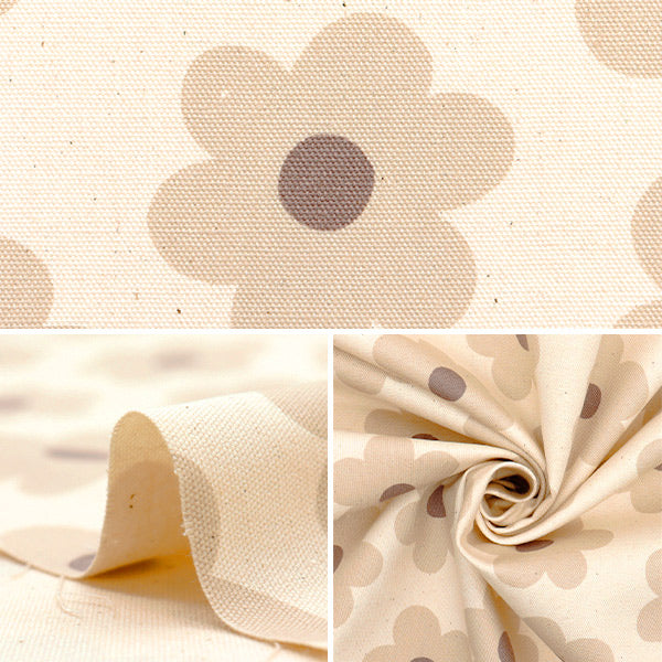 [Quantité à partir de 5] Tissu "NOVA Oxford Douce fleur beige nox-sb-be" KOKKA 【Yuzawayaoriginal】