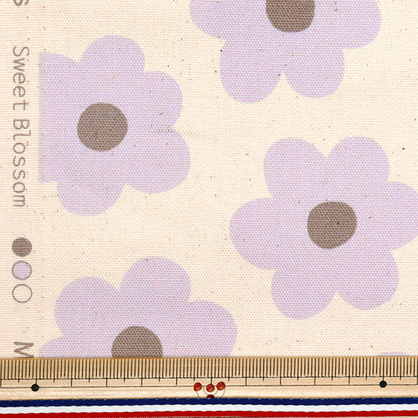 【数量5から】 生地 『NOVA オックス スウィートブロッサム パープル NOX-SB-PP』 KOKKA コッカ 【ユザワヤオリジナル】