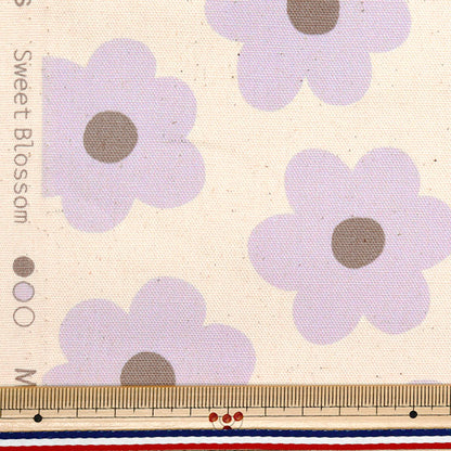 【数量5から】 生地 『NOVA オックス スウィートブロッサム パープル NOX-SB-PP』 KOKKA コッカ 【ユザワヤオリジナル】