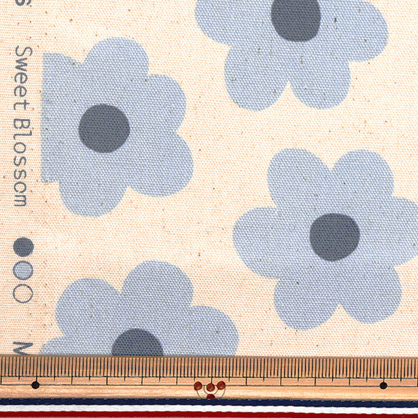 [Quantità a partire da 5] Tessuto "Nova Oxford Dolce fiore blu Nox-SB-BL" KOKKA 【Yuzawayaoriginale】