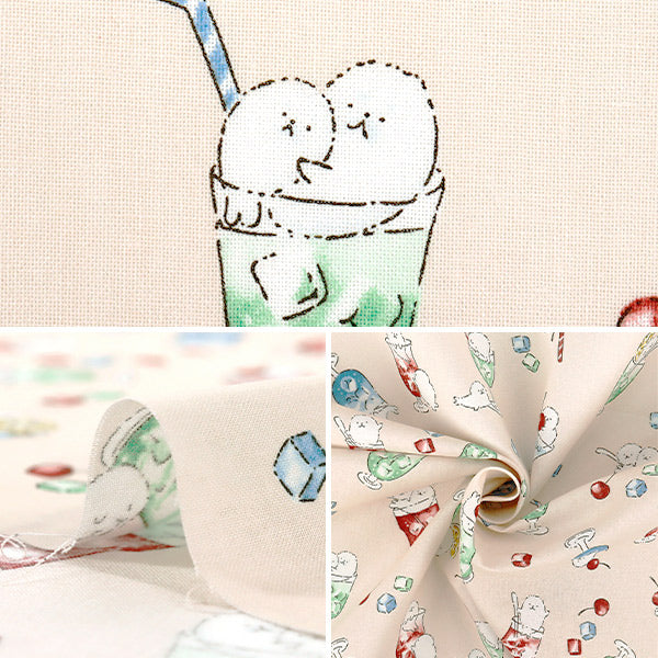 [5부터 시작하는 수량] 천・원단 "신성 시팅 원단 Seesoda Natural nse-soda-na" KOKKA 【Yuzawaya오리지널】