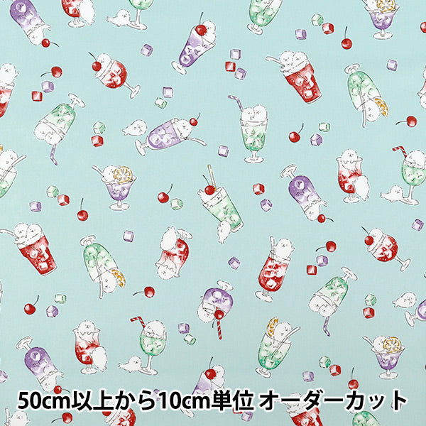 [Quantity starting from 5] Fabric "NOVA Sheeting See-Soda Sax NSE-SODA-SA" KOKKA 【Yuzawayaoriginal】