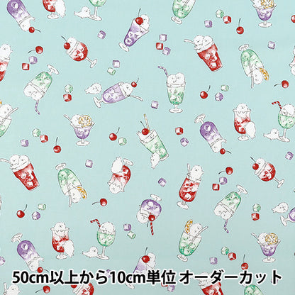 [Quantity starting from 5] Fabric "NOVA Sheeting See-Soda Sax NSE-SODA-SA" KOKKA 【Yuzawayaoriginal】
