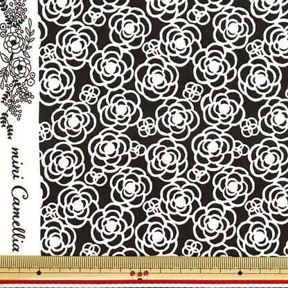 [Cantidad a partir de 5] Tela 『tela de tejido liso Mini camelia gris oscuro sqmcam-dgy"