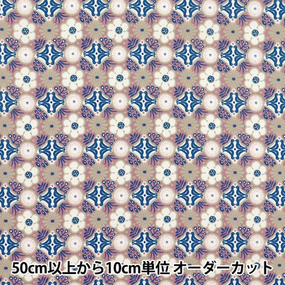 【数量5から】 生地 『スケア 花もよう ピンク CHSQ-HAN-PK』