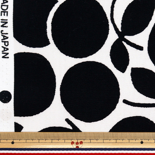 [Quantità a partire da 5] Tessuto 『Oxford Marumaru Black GT-Maru-BK"